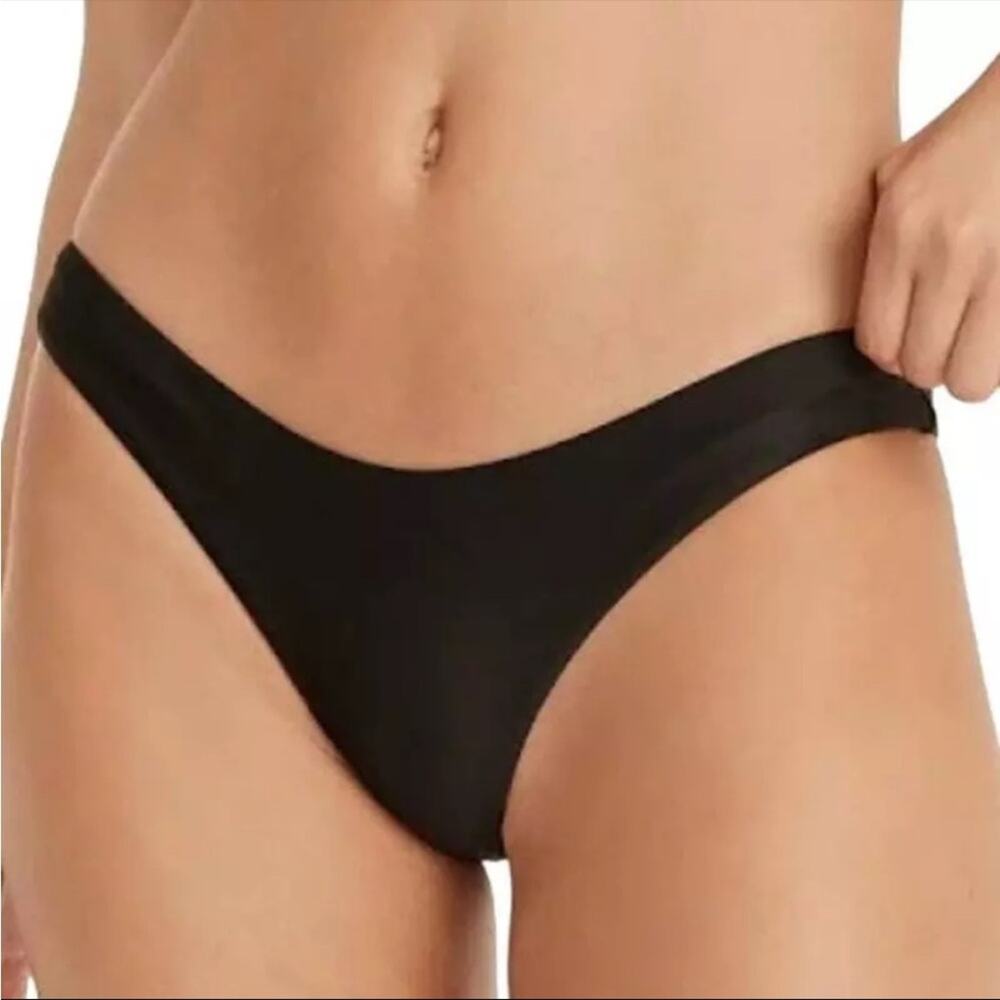 J. Crew Navy Curved-waist Cheeky Bikini Bottom Medium NWT High Cut Swim Beach